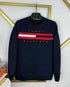 TOMMY HILFIGER CHEST PANEL LOGO SWEATSHIRT